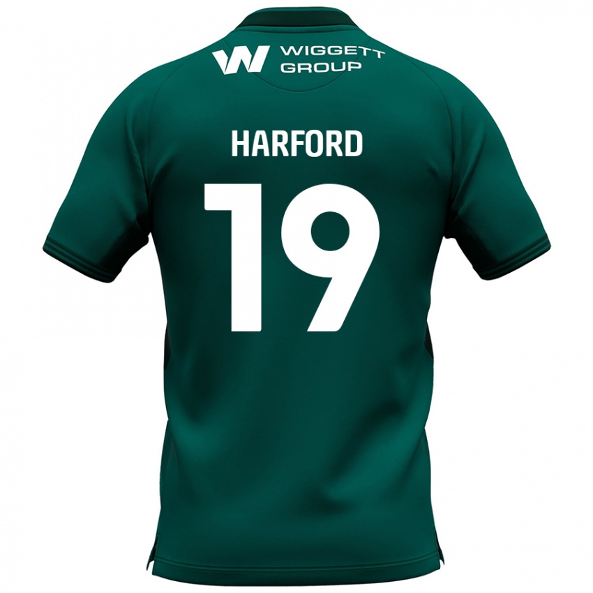 Kinder Beth Harford #19 Grün Auswärtstrikot Trikot 2024/25 T-Shirt Schweiz