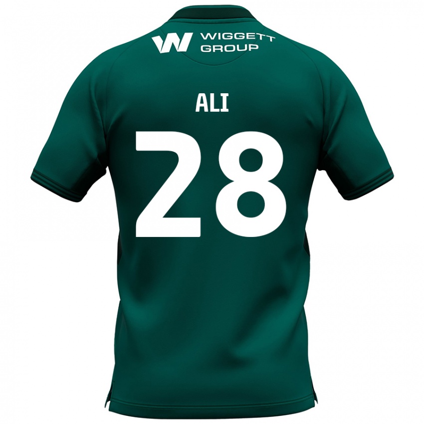 Kinder Francesca Ali #28 Grün Auswärtstrikot Trikot 2024/25 T-Shirt Schweiz