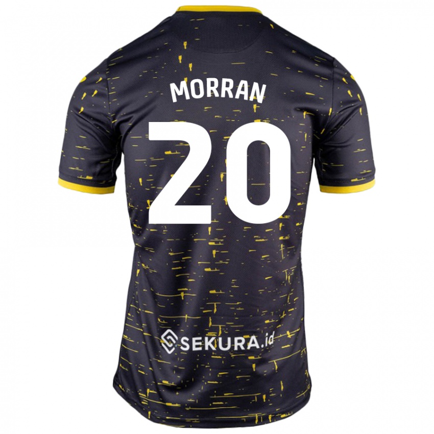 Kinder Eloise Morran #20 Schwarz Gelb Auswärtstrikot Trikot 2024/25 T-Shirt Schweiz