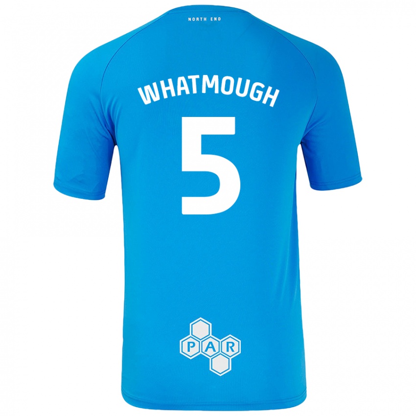 Enfant Maillot Jack Whatmough #5 Bleu Ciel Tenues Extérieur 2024/25 T-Shirt Suisse