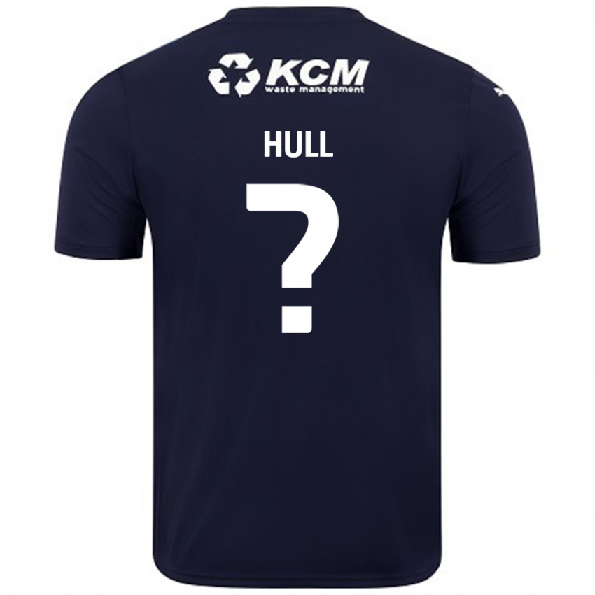 Kinder Jake Hull #0 Marineblau Auswärtstrikot Trikot 2024/25 T-Shirt Schweiz