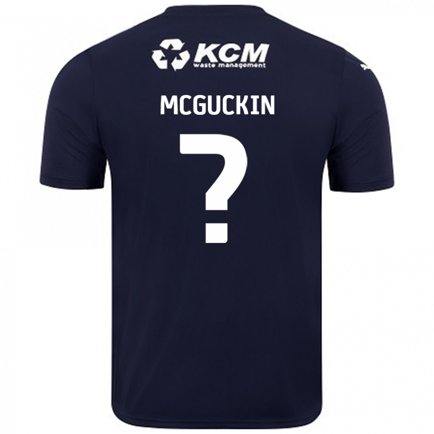 Kinder Ciaran Mcguckin #0 Marineblau Auswärtstrikot Trikot 2024/25 T-Shirt Schweiz