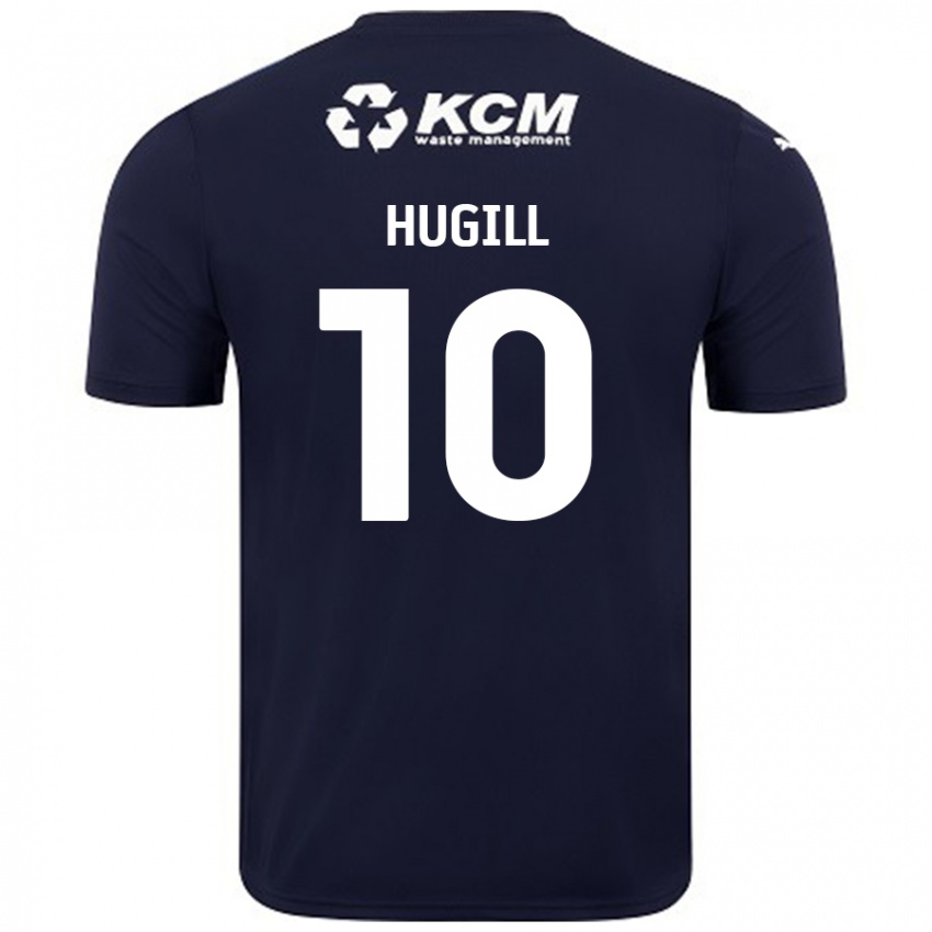 Kinder Jordan Hugill #10 Marineblau Auswärtstrikot Trikot 2024/25 T-Shirt Schweiz