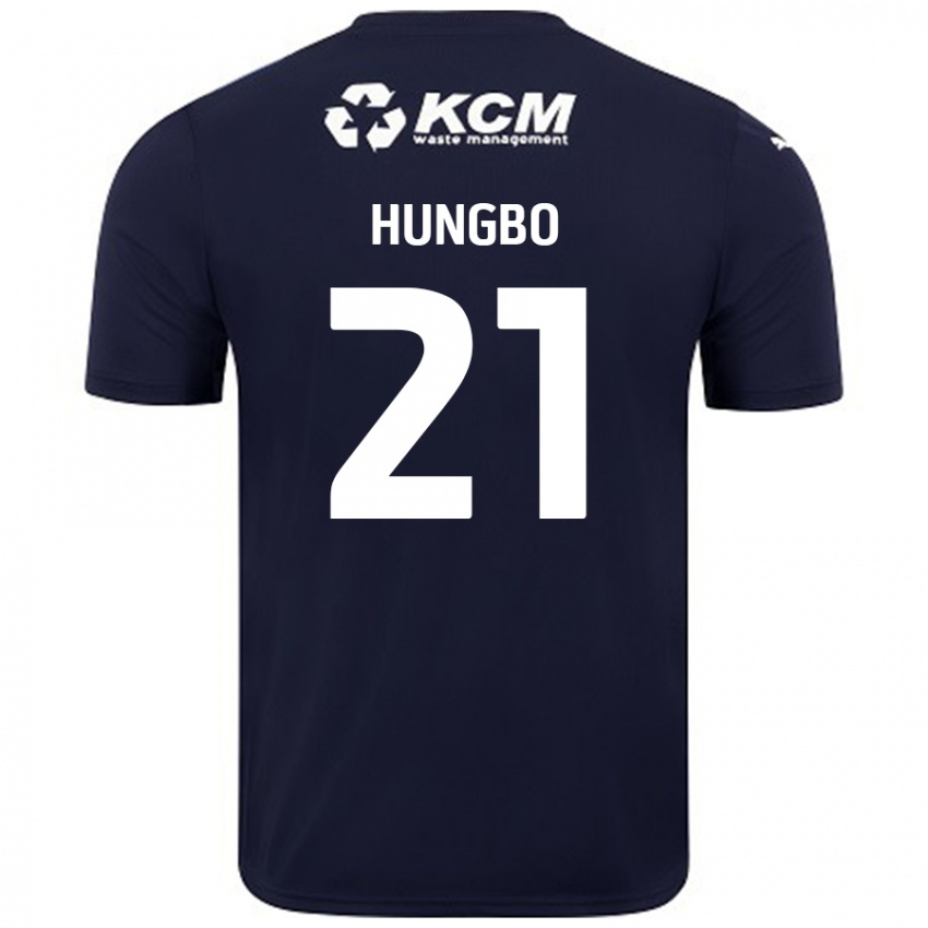 Kinder Joseph Hungbo #21 Marineblau Auswärtstrikot Trikot 2024/25 T-Shirt Schweiz