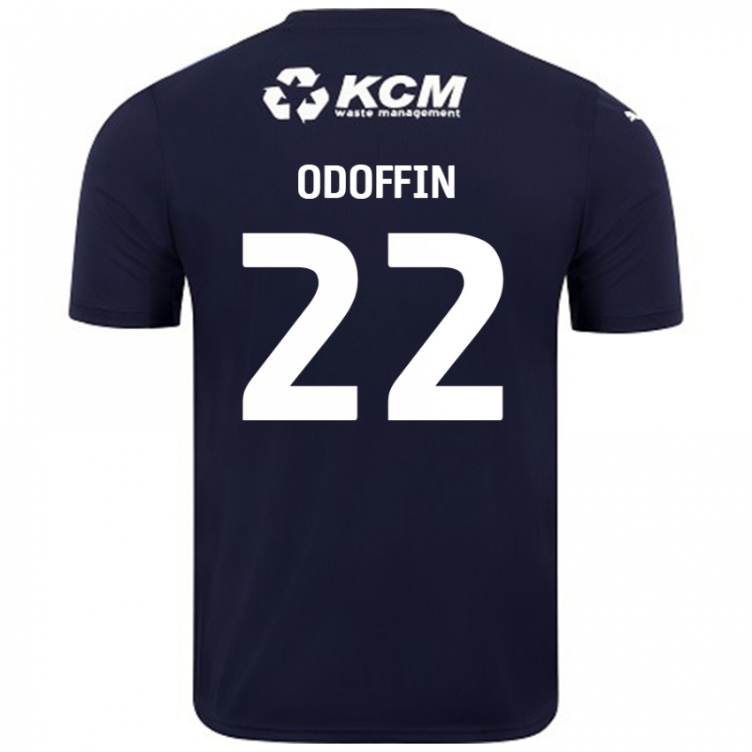 Kinder Hakeem Odoffin #22 Marineblau Auswärtstrikot Trikot 2024/25 T-Shirt Schweiz