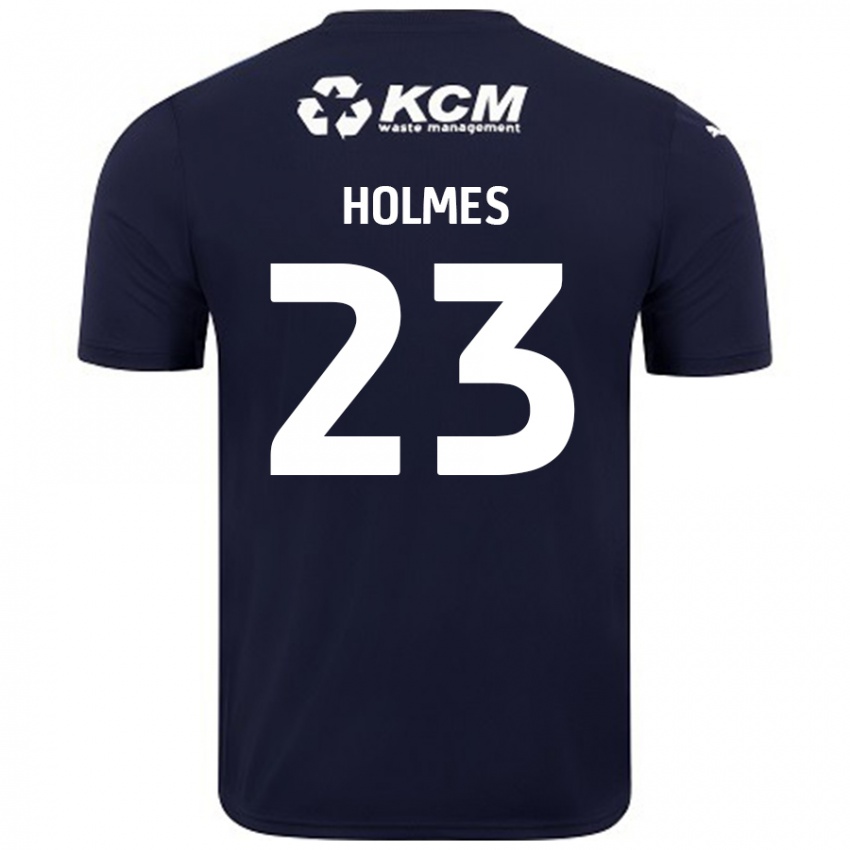 Kinder Jack Holmes #23 Marineblau Auswärtstrikot Trikot 2024/25 T-Shirt Schweiz