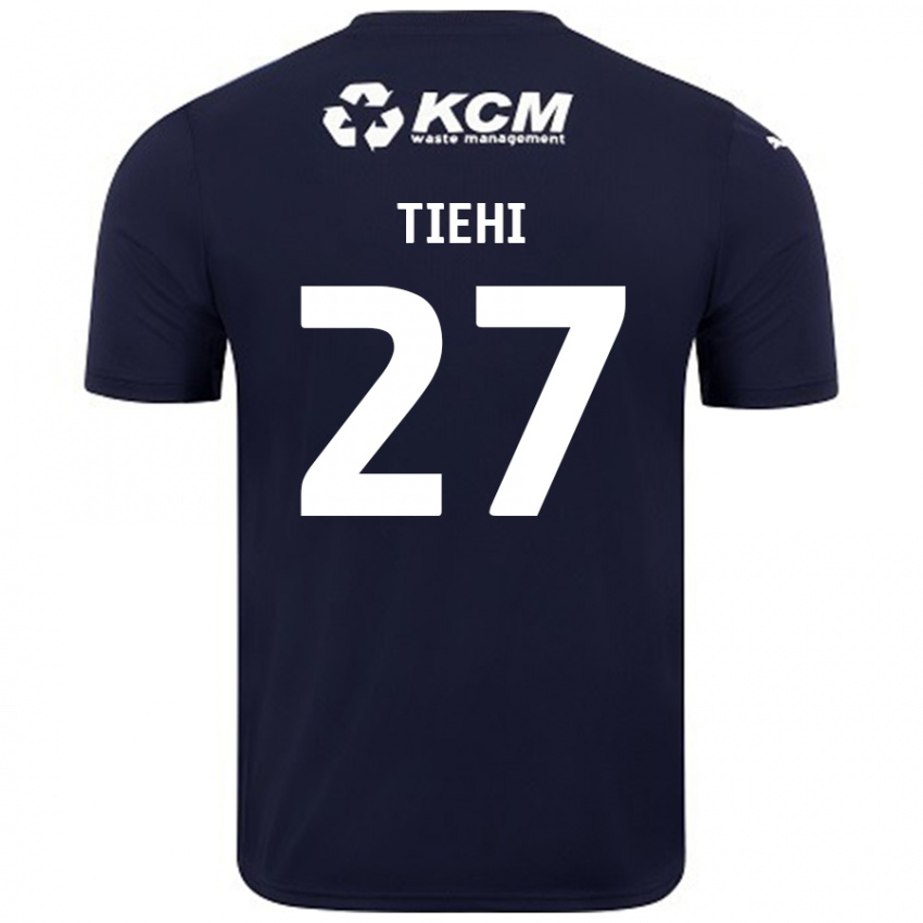 Kinder Christ Tiehi #27 Marineblau Auswärtstrikot Trikot 2024/25 T-Shirt Schweiz