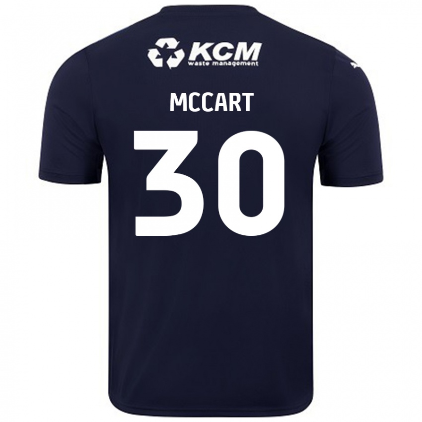 Kinder Jamie Mccart #30 Marineblau Auswärtstrikot Trikot 2024/25 T-Shirt Schweiz