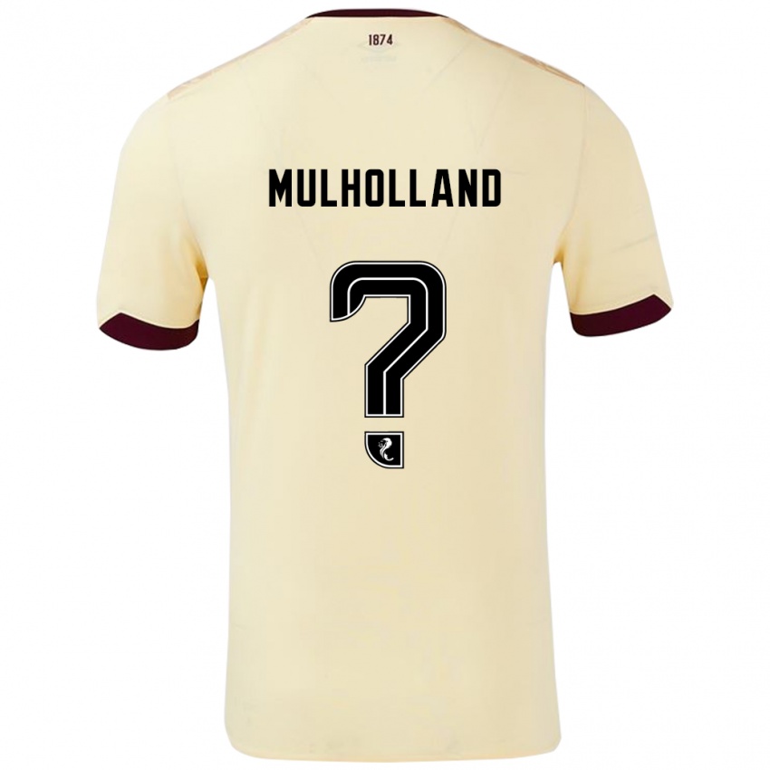 Kinder James Mulholland #0 Creme Burgunderrot Auswärtstrikot Trikot 2024/25 T-Shirt Schweiz