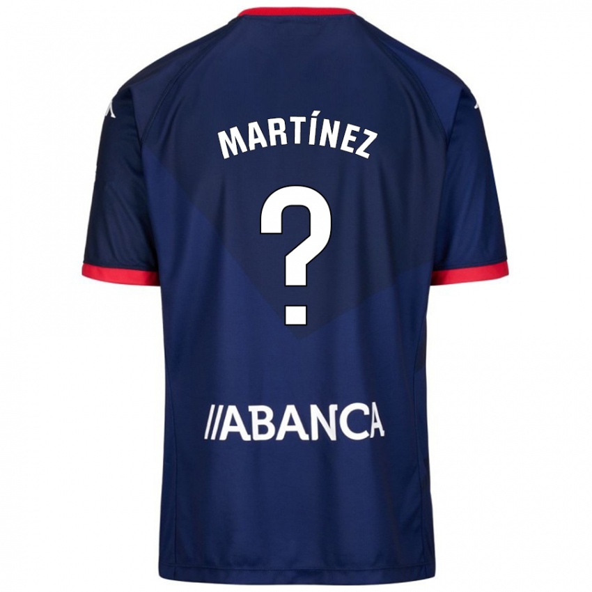 Enfant Maillot Pablo Martínez #4 Bleu Marine Tenues Extérieur 2024/25 T-Shirt Suisse