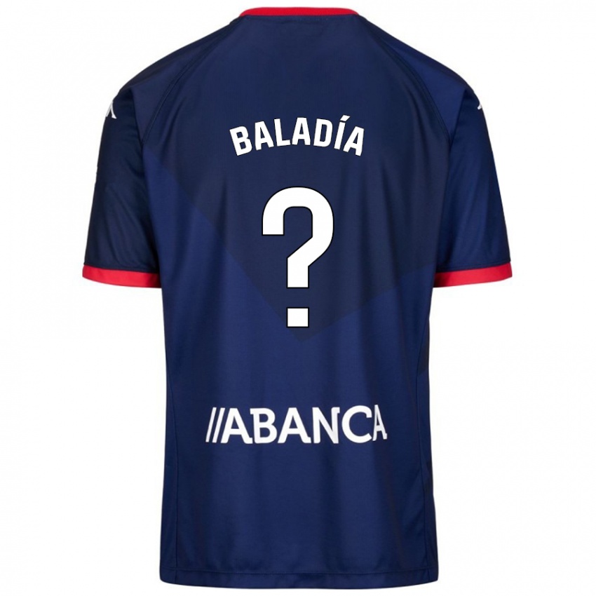 Enfant Maillot Álvaro Baladía #21 Bleu Marine Tenues Extérieur 2024/25 T-Shirt Suisse