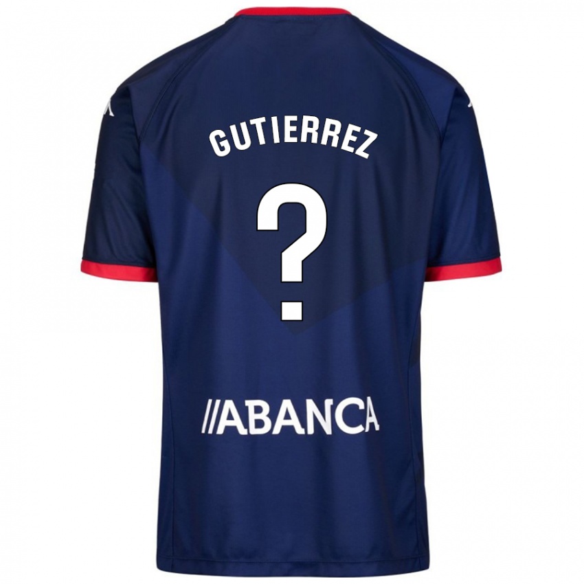 Enfant Maillot Paula Gutiérrez #6 Bleu Marine Tenues Extérieur 2024/25 T-Shirt Suisse