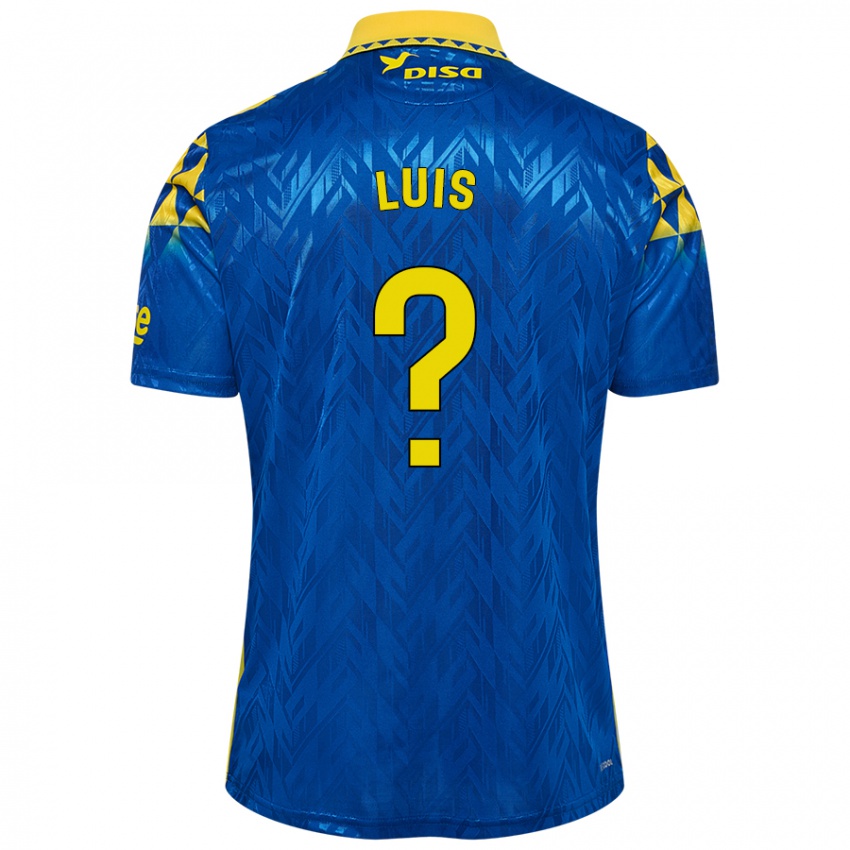 Kinder Ryan Luis #0 Blau Gelb Auswärtstrikot Trikot 2024/25 T-Shirt Schweiz