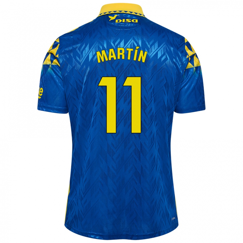 Kinder Diego Martín #11 Blau Gelb Auswärtstrikot Trikot 2024/25 T-Shirt Schweiz