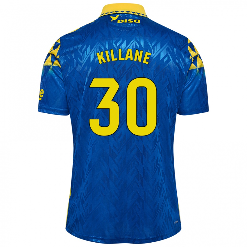 Kinder Álvaro Killane #30 Blau Gelb Auswärtstrikot Trikot 2024/25 T-Shirt Schweiz