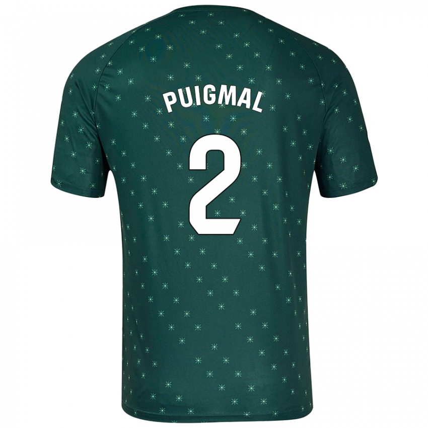 Kinder Arnau Puigmal #2 Dunkelgrün Auswärtstrikot Trikot 2024/25 T-Shirt Schweiz