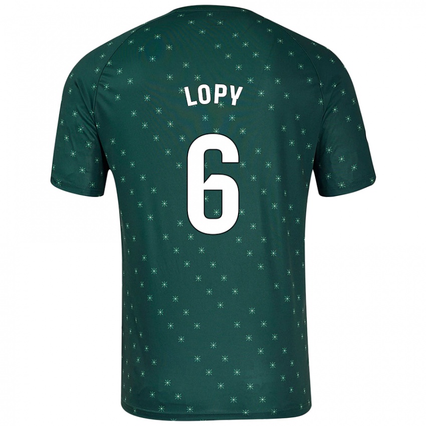 Kinder Dion Lopy #6 Dunkelgrün Auswärtstrikot Trikot 2024/25 T-Shirt Schweiz