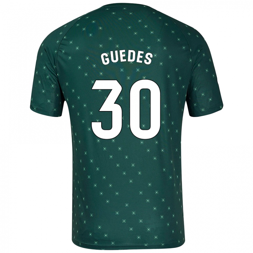 Kinder Gui Guedes #30 Dunkelgrün Auswärtstrikot Trikot 2024/25 T-Shirt Schweiz