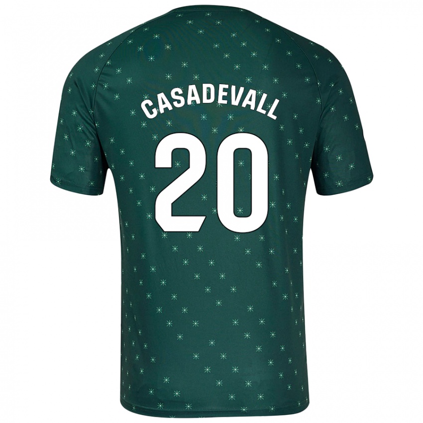 Kinder Marçal Casadevall #20 Dunkelgrün Auswärtstrikot Trikot 2024/25 T-Shirt Schweiz