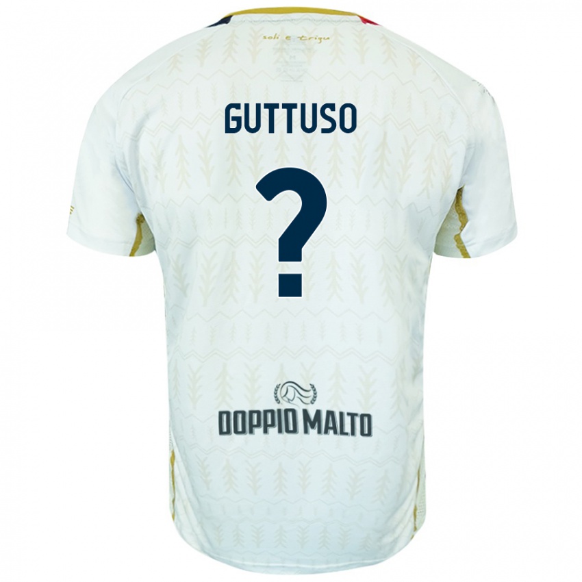 Kinder Iacopo Guttuso #0 Weiß Auswärtstrikot Trikot 2024/25 T-Shirt Schweiz