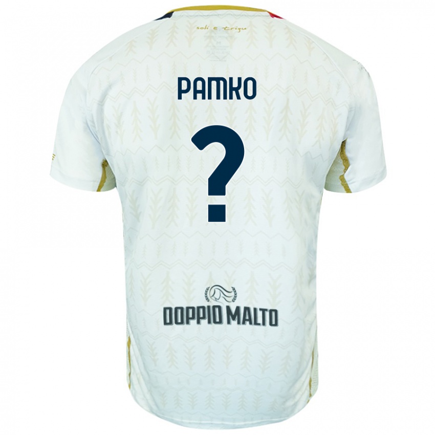 Kinder Dmytro Pamko #0 Weiß Auswärtstrikot Trikot 2024/25 T-Shirt Schweiz