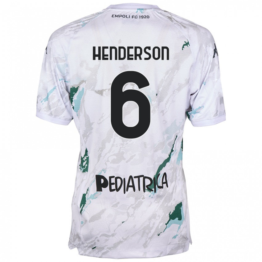 Kinder Liam Henderson #6 Grau Auswärtstrikot Trikot 2024/25 T-Shirt Schweiz