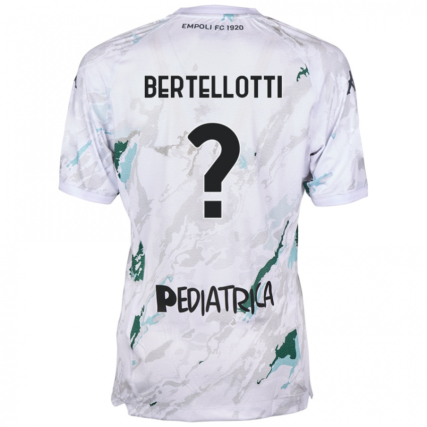 Kinder Giacomo Bertellotti #0 Grau Auswärtstrikot Trikot 2024/25 T-Shirt Schweiz