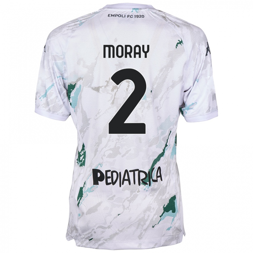 Kinder Jeremy Moray #2 Grau Auswärtstrikot Trikot 2024/25 T-Shirt Schweiz