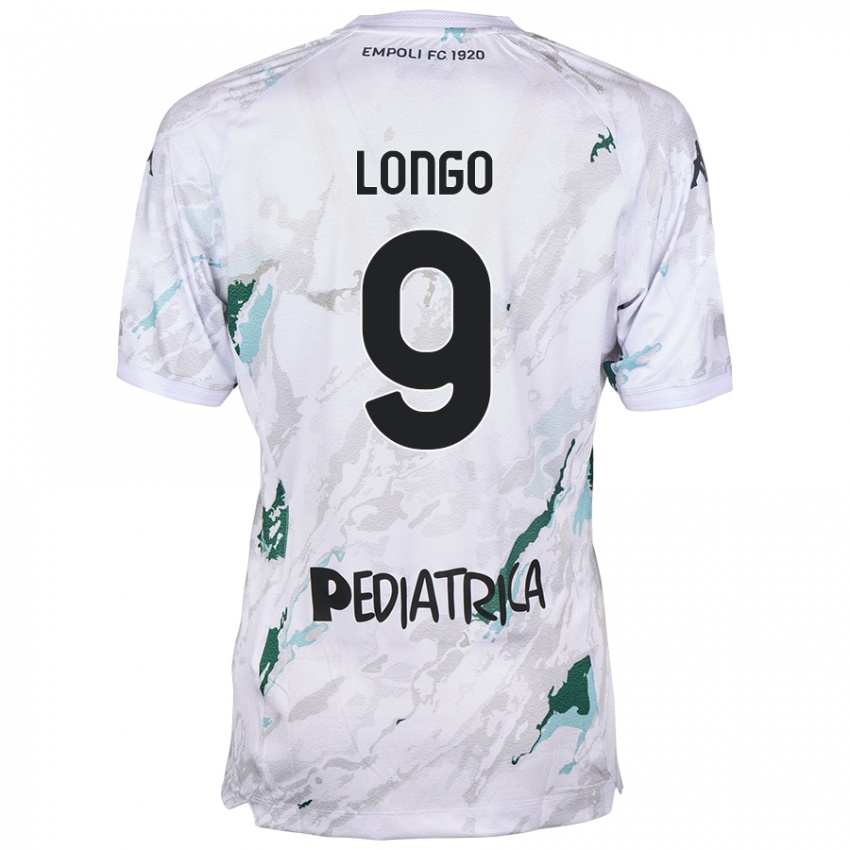 Kinder Mattia Longo #9 Grau Auswärtstrikot Trikot 2024/25 T-Shirt Schweiz