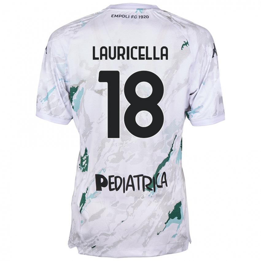 Kinder Giovanni Lauricella #18 Grau Auswärtstrikot Trikot 2024/25 T-Shirt Schweiz