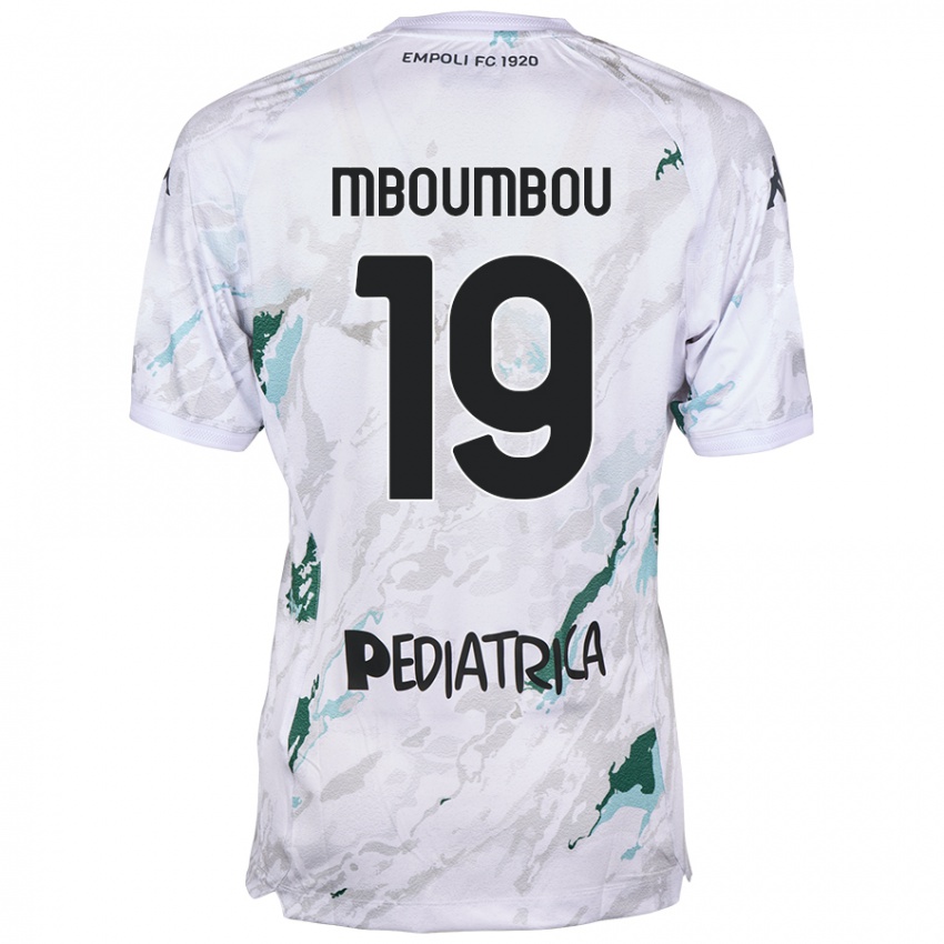 Kinder Arnaud Mboumbou #19 Grau Auswärtstrikot Trikot 2024/25 T-Shirt Schweiz