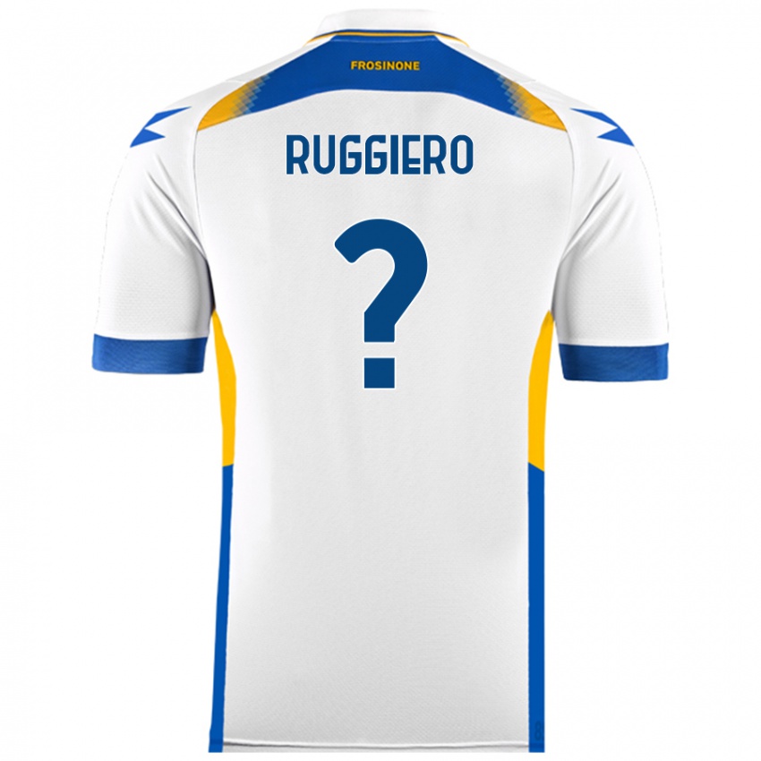 Kinder Gregory Ruggiero #0 Weiß Auswärtstrikot Trikot 2024/25 T-Shirt Schweiz