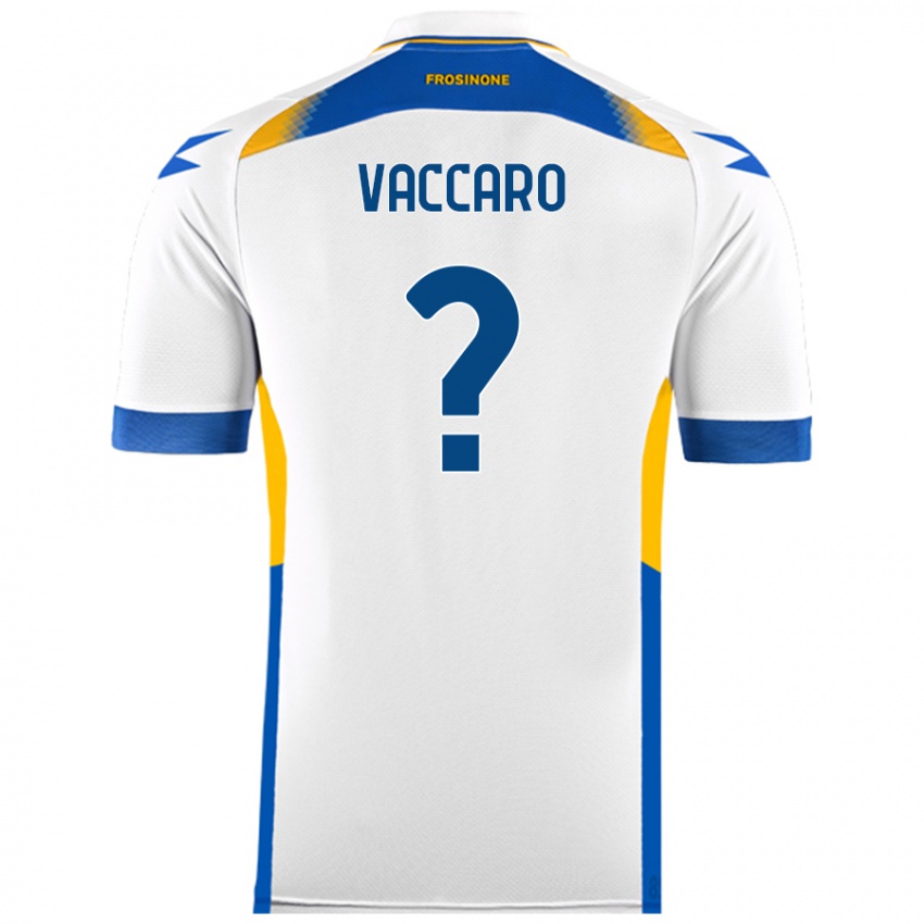 Kinder Cristian Vaccaro #0 Weiß Auswärtstrikot Trikot 2024/25 T-Shirt Schweiz