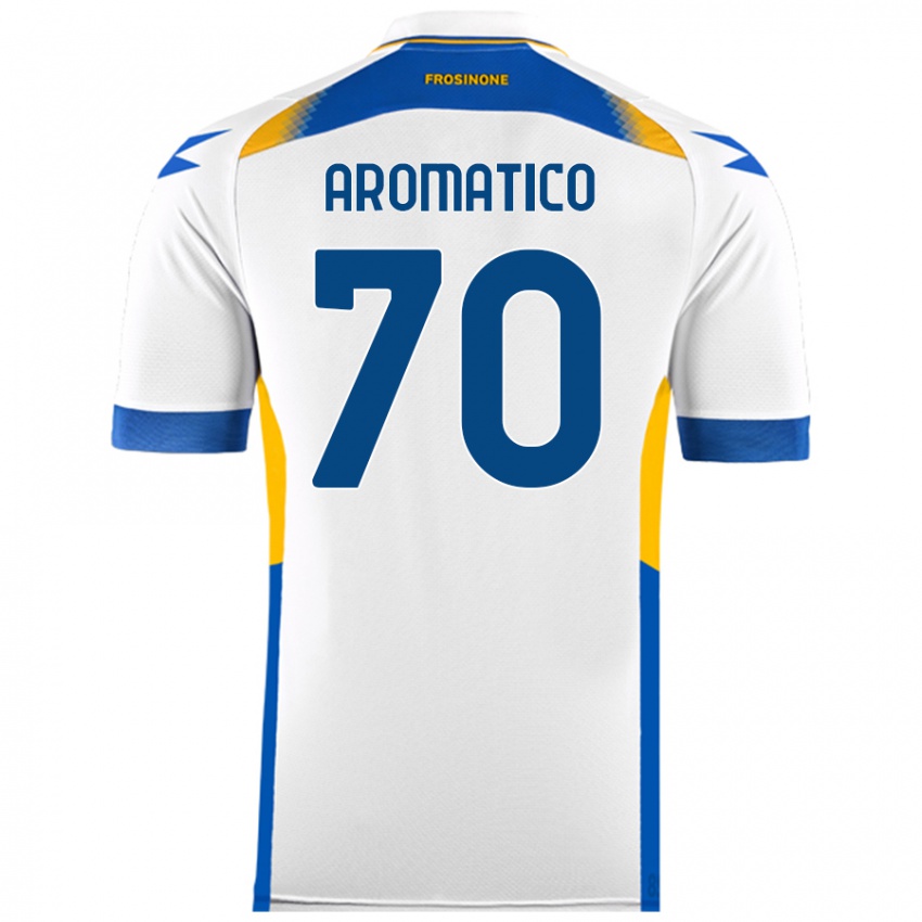 Kinder Raul Aromatico #70 Weiß Auswärtstrikot Trikot 2024/25 T-Shirt Schweiz