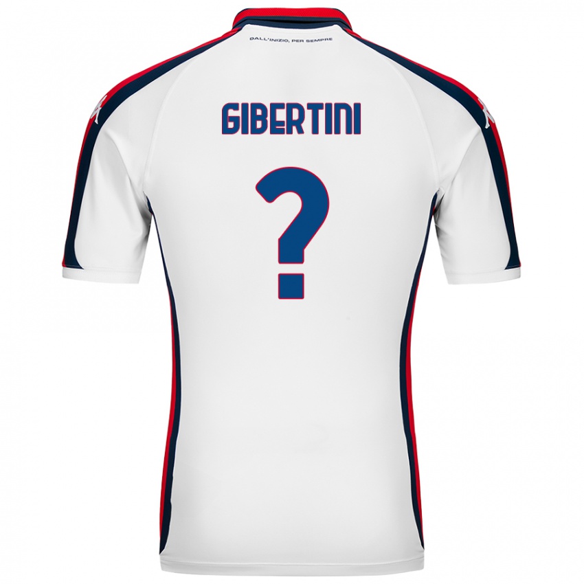 Kinder Matteo Gibertini #0 Weiß Auswärtstrikot Trikot 2024/25 T-Shirt Schweiz