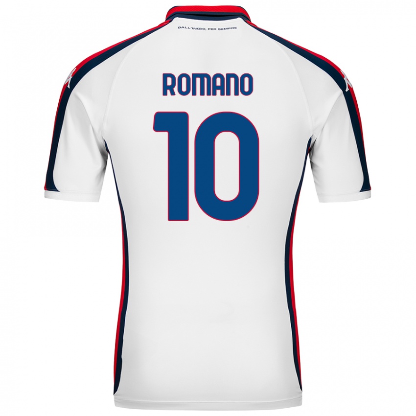 Kinder Marco Romano #10 Weiß Auswärtstrikot Trikot 2024/25 T-Shirt Schweiz