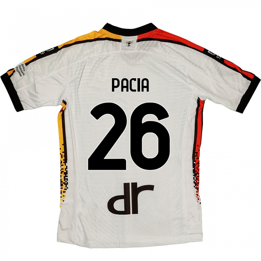 Kinder Fabiano Pacia #26 Weiß Schwarz Auswärtstrikot Trikot 2024/25 T-Shirt Schweiz