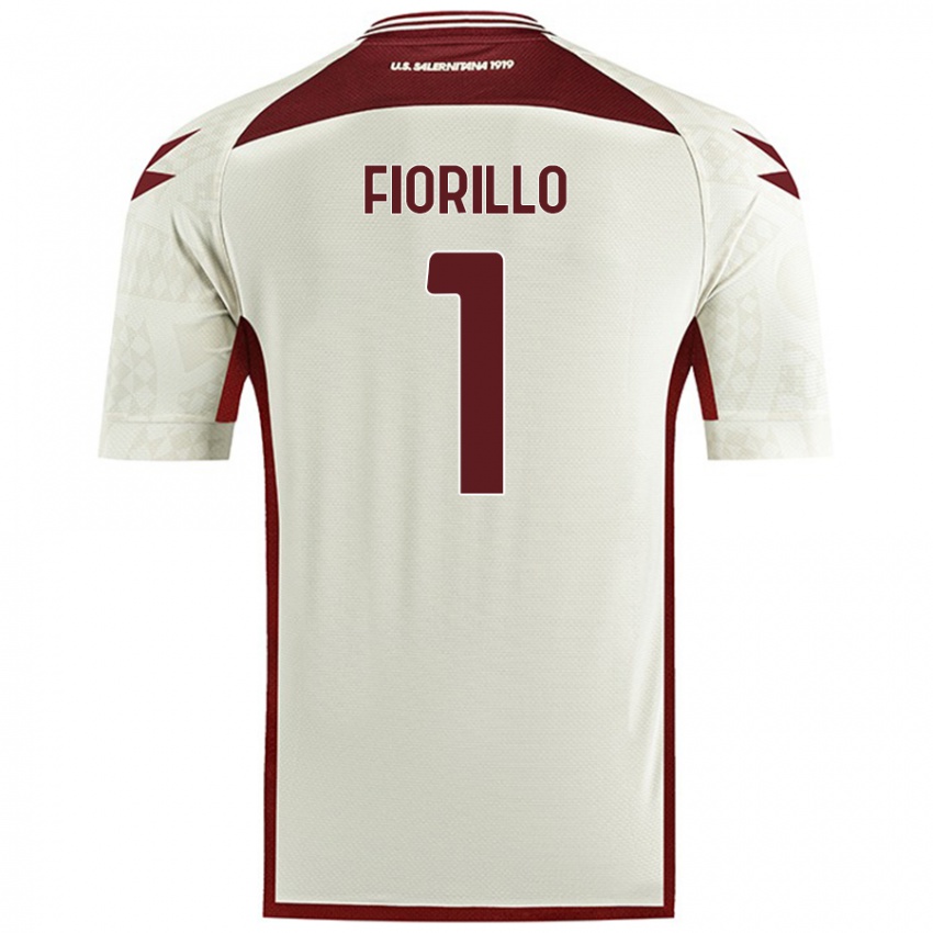 Kinder Vincenzo Fiorillo #1 Cremefarben Auswärtstrikot Trikot 2024/25 T-Shirt Schweiz