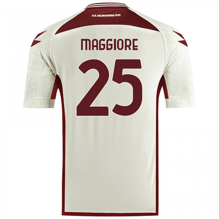 Kinder Giulio Maggiore #25 Cremefarben Auswärtstrikot Trikot 2024/25 T-Shirt Schweiz