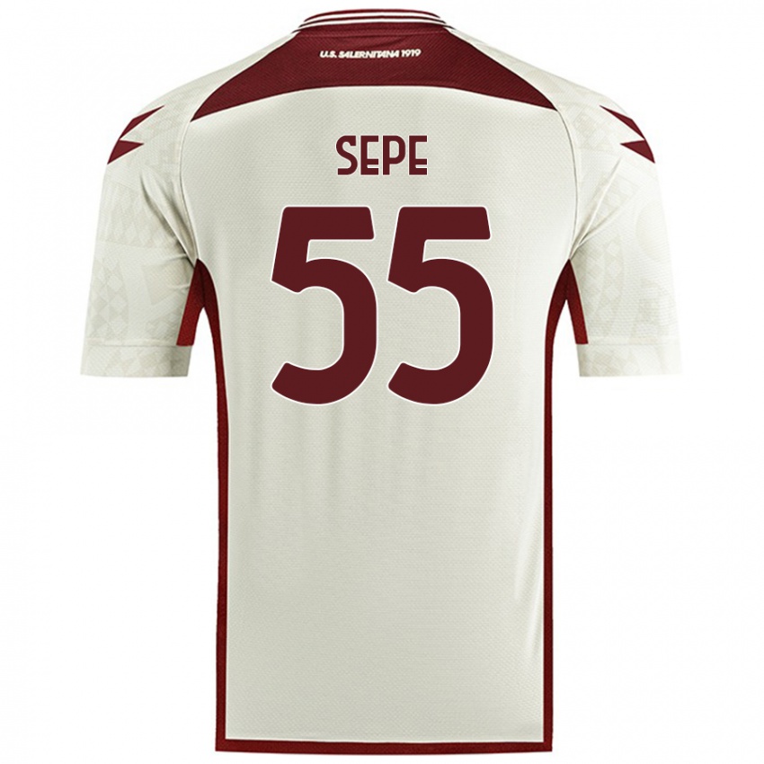 Kinder Luigi Sepe #55 Cremefarben Auswärtstrikot Trikot 2024/25 T-Shirt Schweiz