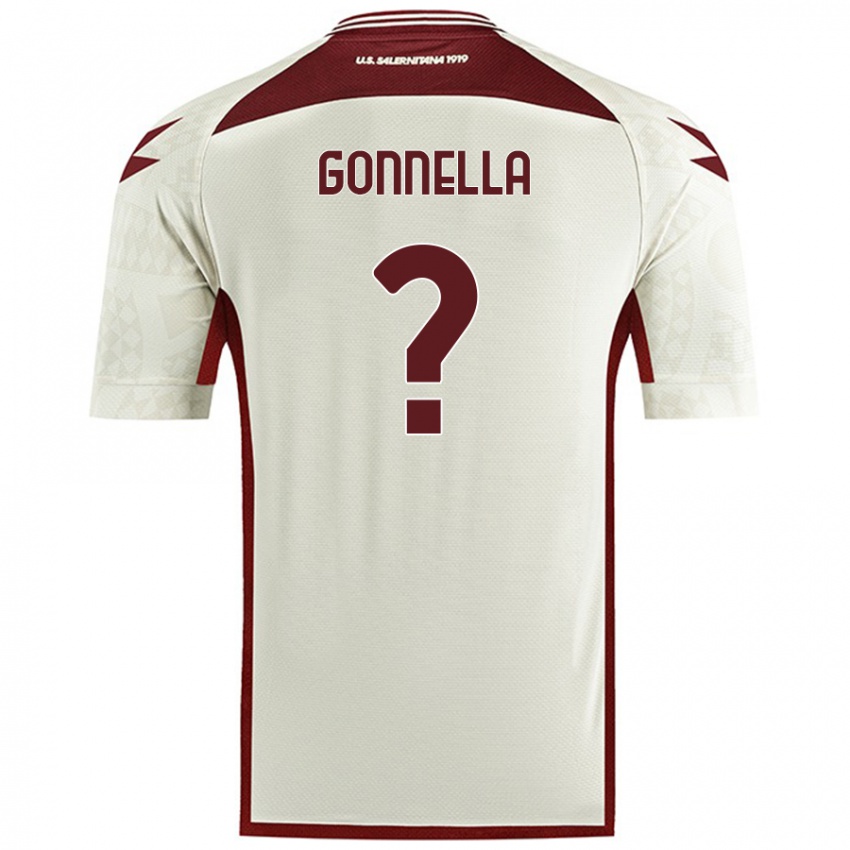 Kinder Andrea Gonnella #0 Cremefarben Auswärtstrikot Trikot 2024/25 T-Shirt Schweiz