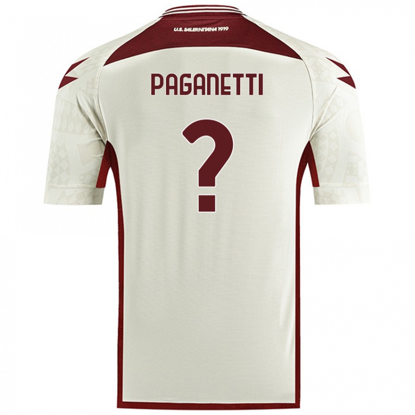 Kinder Giacomo Paganetti #0 Cremefarben Auswärtstrikot Trikot 2024/25 T-Shirt Schweiz