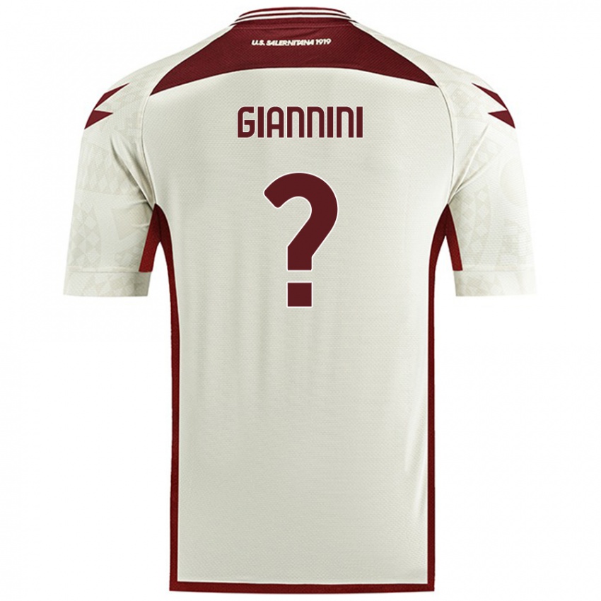 Kinder Emanuele Giannini #0 Cremefarben Auswärtstrikot Trikot 2024/25 T-Shirt Schweiz