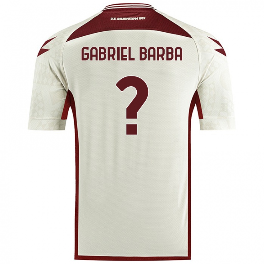 Kinder Luigi Gabriel Barba #0 Cremefarben Auswärtstrikot Trikot 2024/25 T-Shirt Schweiz