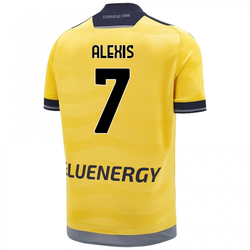 Kinder Alexis Sanchez #7 Golden Auswärtstrikot Trikot 2024/25 T-Shirt Schweiz