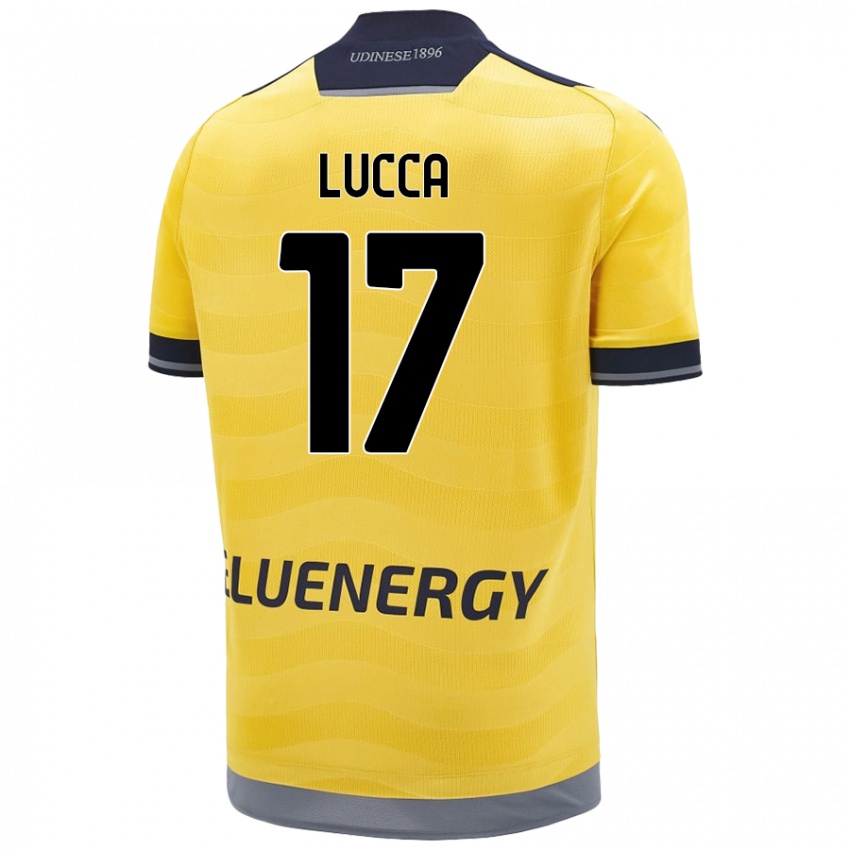 Kinder Lorenzo Lucca #17 Golden Auswärtstrikot Trikot 2024/25 T-Shirt Schweiz