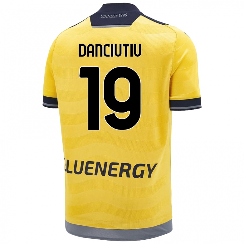 Kinder Vlad Danciuțiu #19 Golden Auswärtstrikot Trikot 2024/25 T-Shirt Schweiz