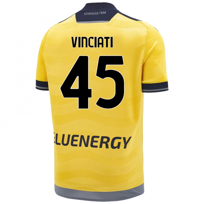 Kinder Giulio Vinciati #45 Golden Auswärtstrikot Trikot 2024/25 T-Shirt Schweiz