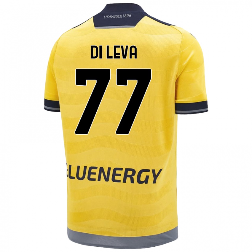 Kinder Vincenzo Di Leva #77 Golden Auswärtstrikot Trikot 2024/25 T-Shirt Schweiz