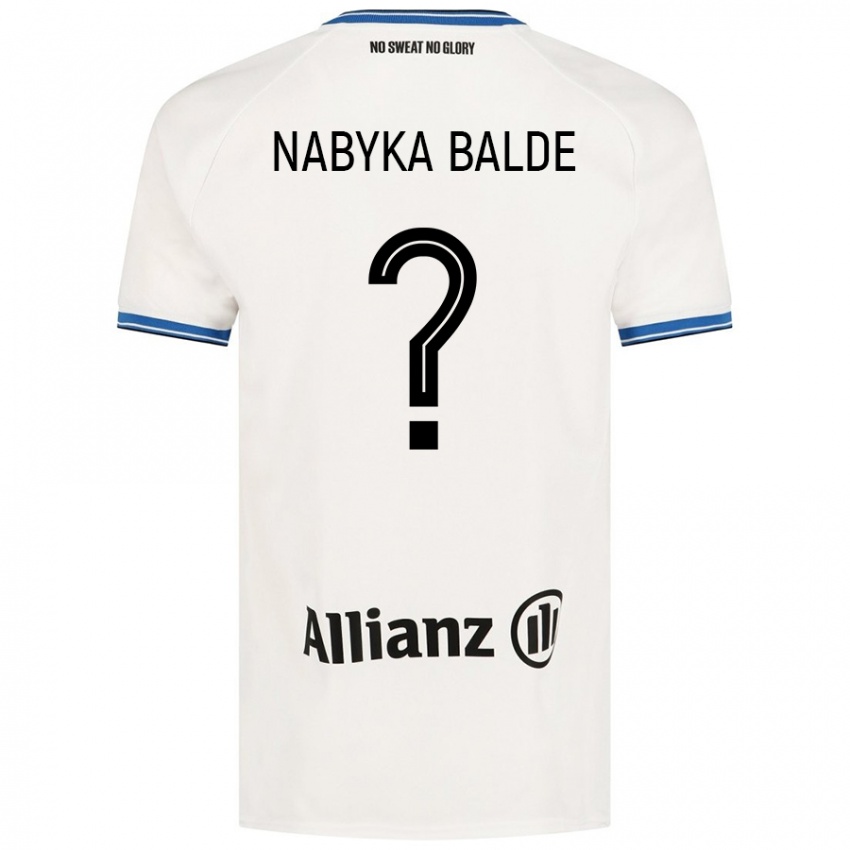 Enfant Maillot Mamadou Nabyka Balde #0 Blanc Tenues Extérieur 2024/25 T-Shirt Suisse